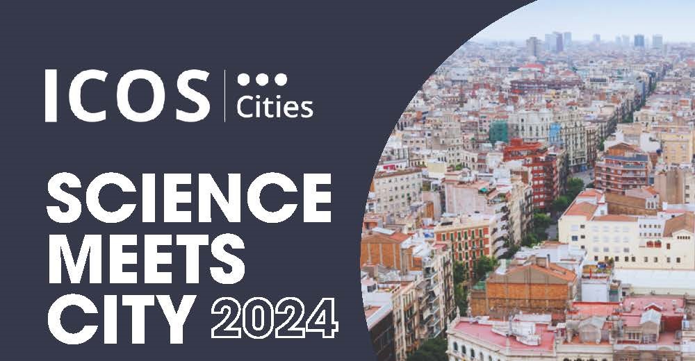 ICOS Cities Science Meets City 2024 registration form header picture with text and image