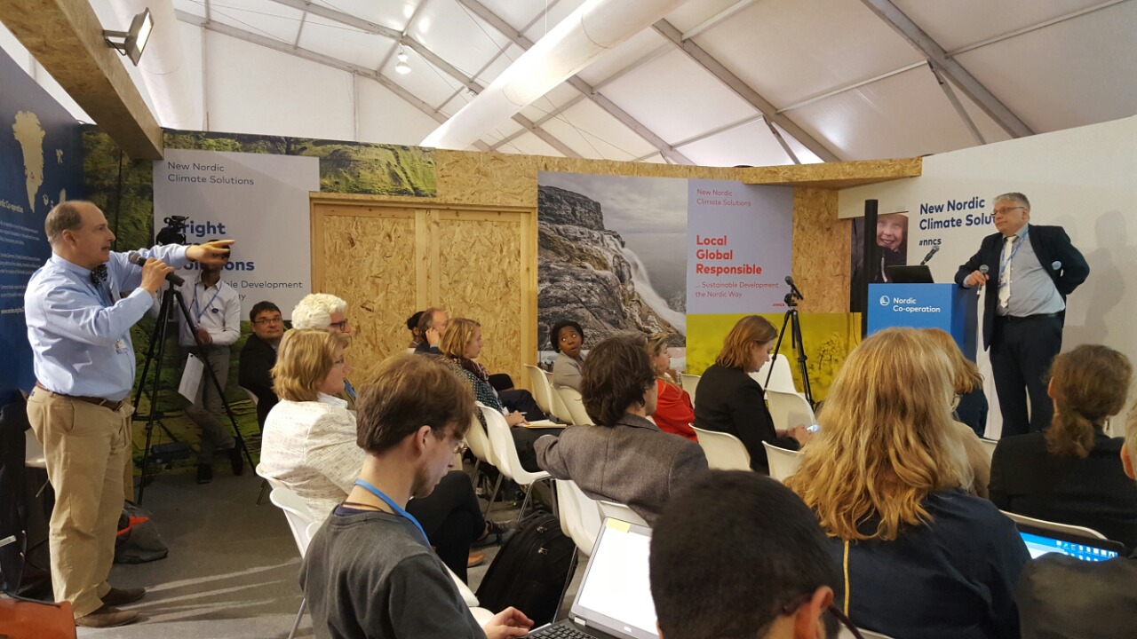 The Observing the Arctic side event at COP22