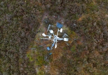 eddycovariance station from above